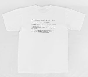 Oversized White Definition T-shirt