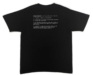 Oversized Black Definition T-shirt